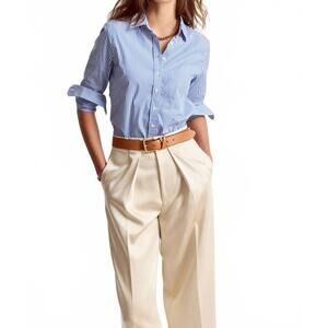 NEW THE SHIRT the boyfriend shirt in blue stripe